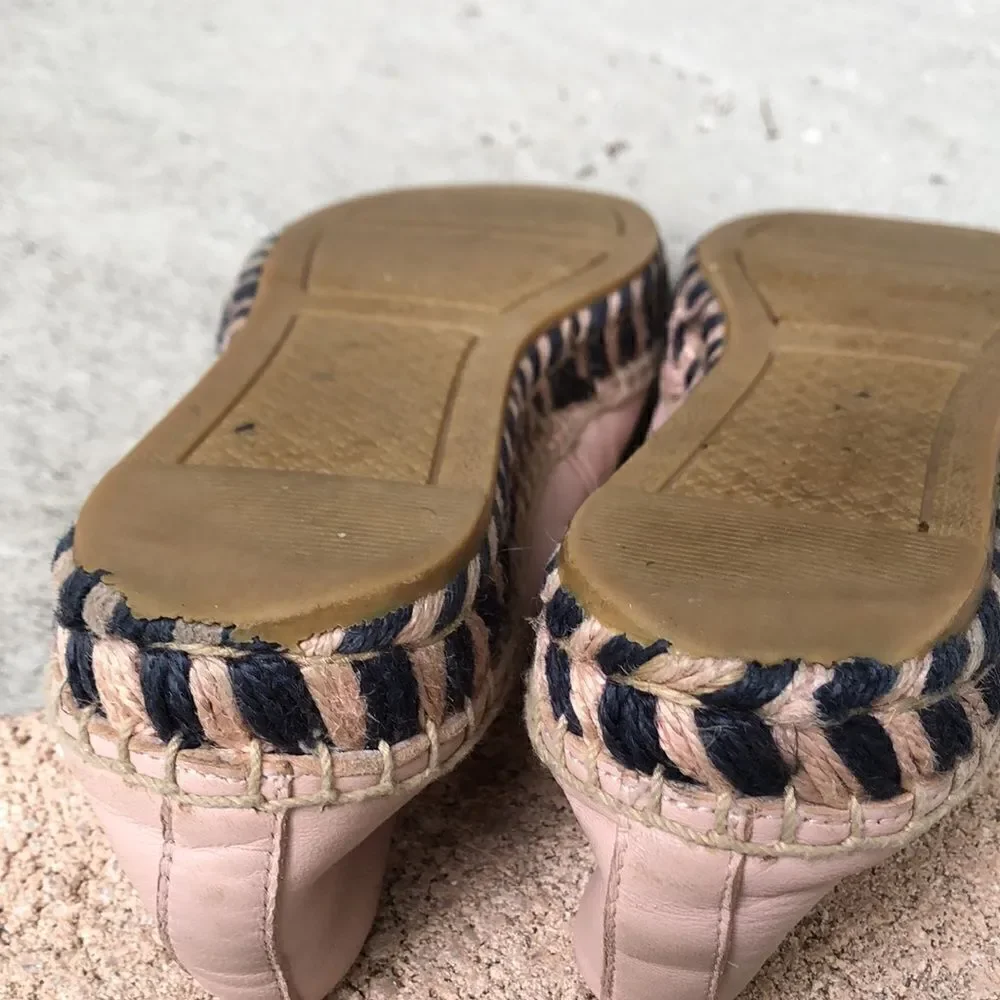 Tory Burch pink navy